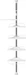 Songmics Teleskop-Duschregal BCB02SW weiss 25,0 x 35,0 x 85,0 - 300,5 cm