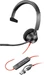 Poly HP Blackwire 3310-M Microsoft Teams Certified USB-C Headset, 207 g