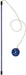 JW Hunde-Spielzeug Hol-ee Angelrute, 45 cm, Assortiert
