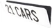 21cars Klett Kennzeichenhalter Langformat