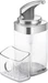 Simplehuman Seifenspender mit Caddy 650 ml, Silber/Transparent