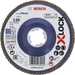 Bosch Professional Zubehör PRO X571 X-Lock Fächerschleifscheibe, 125 mm, G60