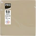 PROnappe beigebraun 2-lagig 20,0 x 20,0 cm 50 St.