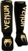 Venum Kontact Shin Guards Gold/Schwarz, XS