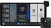 Shelly Wall Display X2 Black + Blu H&T Black