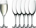 WMF Easy Plus Champagnergläser / Sektgläser Set 6-teilig, 250ml, Kristallgläser, spülmaschinenfest