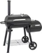 Landmann Holzkohlegrill Smoker Vinson 200 - Schwarz, Tiefe: 75