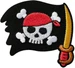 Mono Quick Piratenflagge mit Säbel
