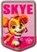Mono Quick Applikationen - Kids and Hits - aufbügelbar Paw Patrol Skye