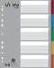 von Register 5 Taben, A4, 1-5