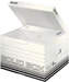 Leitz Archivbox Karton Weiss, Schwarz 10 St.