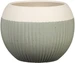 Scheurich Blumentopf Verde 719, 17.5 cm, Grau, Detailfarbe: Beige