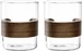 Leonardo Cappuccino Becher Novo Legno 320 ml, 2 Stück, Transparent