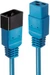 Lindy 1m IEC C19 auf IEC C20 Verlaengerung blau