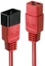 Lindy 2m IEC C19 auf IEC C20 Verlaengerung rot