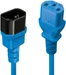 Lindy 2m IEC Verlaengerung, blau
