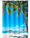 Kleine Wolke Duschvorhang Bahamas 180 x 200 cm, Mehrfarbig