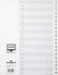 Durable Register A4 1-20, mit Indexblatt