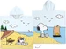 Herding Baby-Poncho Peanuts Beach, 60 x 120 cm