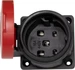 Brennenstuhl Einbaudose Typ25 400V/16A mit Klappdeckel, IP55 *CH*