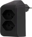 Brennenstuhl cleverLINE Abzweigstecker 2-fach schwarz, drehbar bis 300° (ohne Aufhänger) *CH*