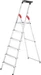 Hailo L60 StandardLine, Alu-Sicherheits-Stehleiter, 6 Stufen