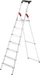 Hailo L60 StandardLine, Alu-Sicherheits-Stehleiter, 7 Stufen