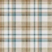 DC Table Tischdecke Manhattan Borneo Rund, Ø 150 cm, Beige/Blau