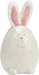 G. Wurm Aufsteller Hase 14 cm, Rosa, Weiss