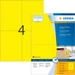 HERMA Farbige Etiketten A4