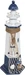 Dekomat Aufsteller Leuchtturm mit Anker 37 x 12 cm
