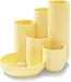 Han Schreibtisch-Organizer CAMPUS pastellgelb Polystyrol 5 Fächer 13,1 x 15,4 x 13,7 cm