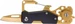 Troika Taschenmesser Toolinator 10 Funktionen Gold/Schwarz
