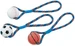 Nobby Vollgummi-Ball mit Seil, 8 cm