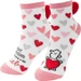 Sheepworld Socken m. Herzen Motiv "LIEB"
