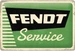 Nostalgic-Art Merchandising Schild Fendt Service 20 x 30 cm, Metall