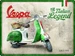 Nostalgic-Art Merchandising Schild Vespa Legend 40 cm x 30 cm, Metall