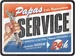 Nostalgic-Art Merchandising Schild Papas Service 15 x 20 cm, Metall