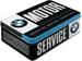 Nostalgic-Art Merchandising Vorratsdose Flach BMW Service 2,5 l