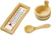 Hobby Fun Mini-Utensilien Sauna Zubehör 3-teilig