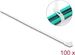 Delock Kabelbinder wiederverwendbar L 200 x B 4,8 mm 100 Stück weiss