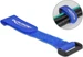 Delock Klett-Kabelbinder mit Schlaufe L 150 x B 20 mm blau 5 Stück