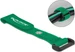 Delock Klett-Kabelbinder mit Schlaufe und Befestigungsöse L 150 x B 20 mm grün 5 Stück