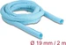 Delock Kabelschlauch selbstschliessend 2 m x 19 mm Blau