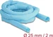 Delock Kabelschlauch selbstschliessend 2 m x 25 mm Blau