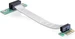 Delock Riser Card PCIe x1 fexibles Kabel