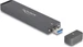 Delock Externes Gehäuse für M.2 NVMe PCIe SSD oder SATA SSD