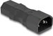 Delock Netzadapter IEC 60320 - C14 auf C13, Stecker / Buchse, 10 A, gerade
