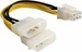 Delock Dual 4P-6P PCIe Adapter