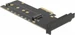 Delock Host Bus Adapter PCIe x4 - M.2, NVMe, Key M, RGB-LED